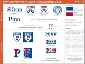 University of Pennsylvania Licensing Brand Guide