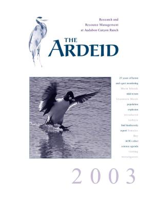 The ARDEID 2003