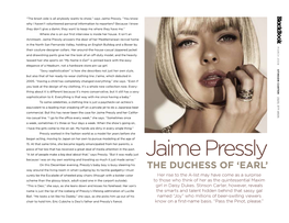 Jamie Pressly: the Duchess of 'Earl' by Stinson Carter