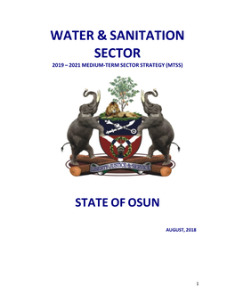 Water &Sanitation Sector