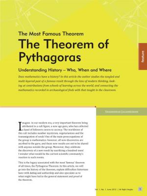 The Theorem of Pythagoras