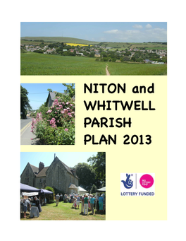 NITON and WHITWELL PARISH PLAN 2013 Niton and Whitwell Parish Plan 2013