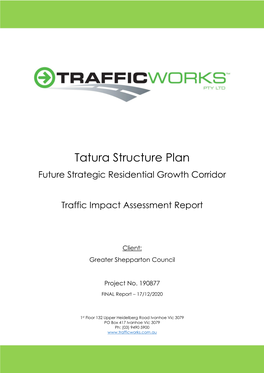 Tatura Structure Plan Future Strategic Residential Growth Corridor