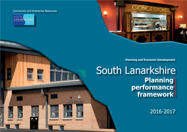 South Lanarkshire Planning Performance Framework