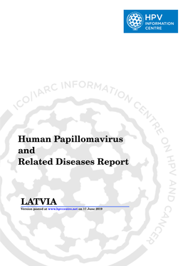 Human Papillomavirus and Related Diseases Report LATVIA