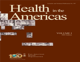 Health in the Americas 2002 Edition Volume I