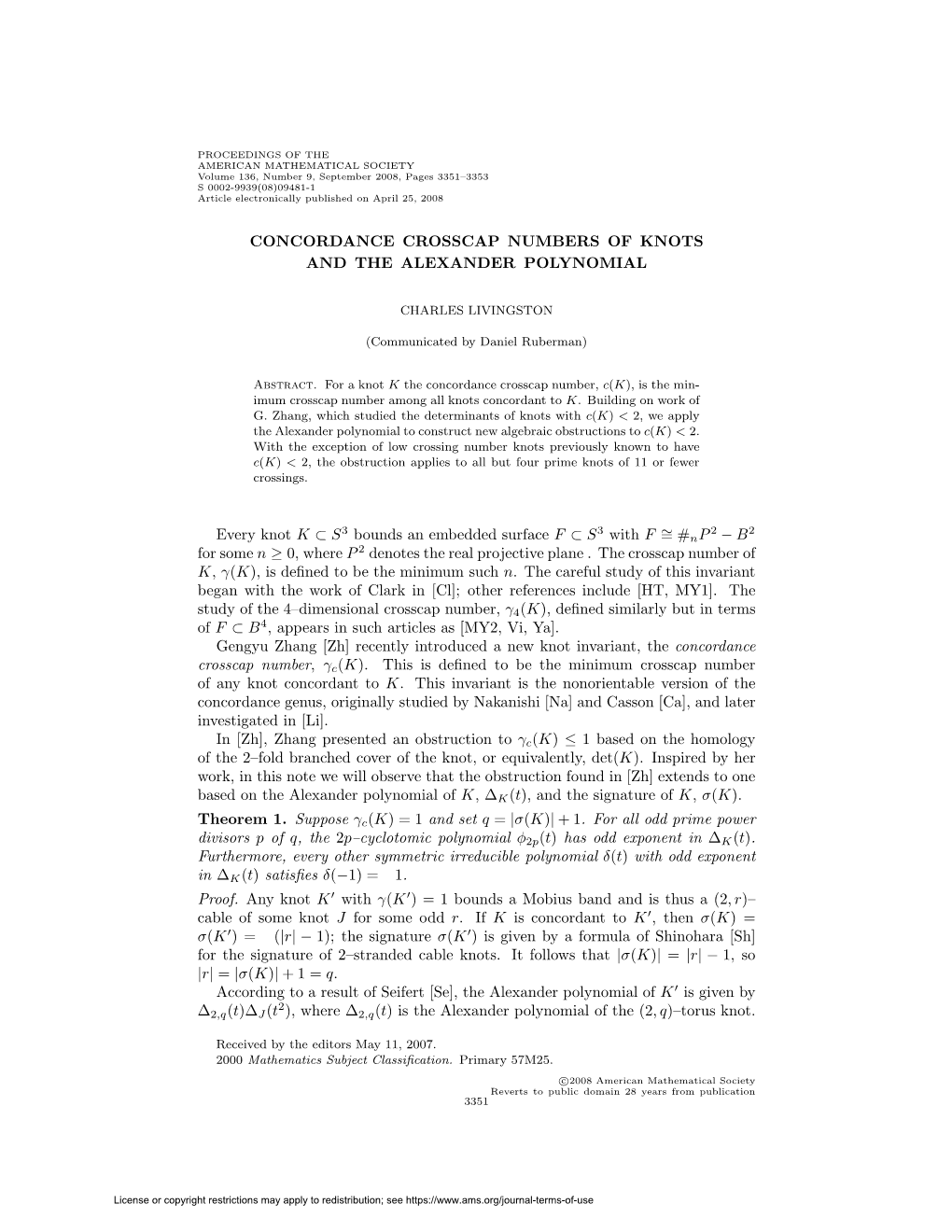 Concordance Crosscap Numbers of Knots and the Alexander Polynomial