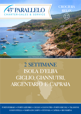 2 Settimane Isola D'elba Giglio, Giannutri