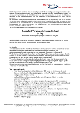 Vacaturetekst Uitgebreid Klantmanager Wwb-Zorg