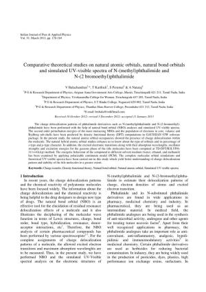 Comparative Theoretical Studies on Natural Atomic Orbitals