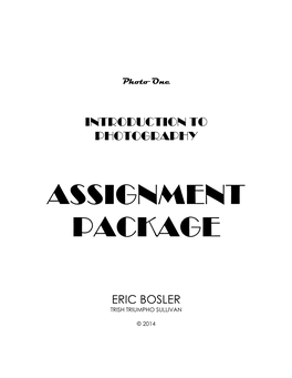 Assignment Package