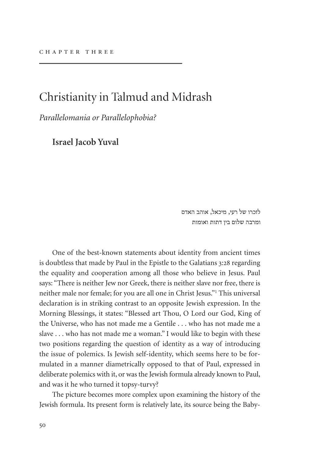 Christianity in Talmud and Midrash