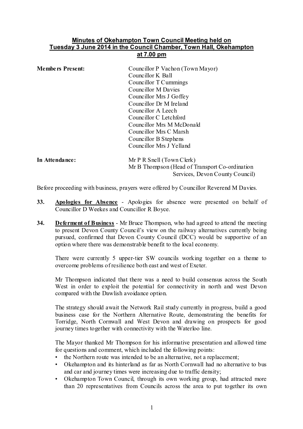 030614 Full Council Minutes