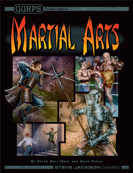GURPS Martial Arts, 1St Printing