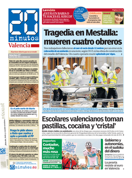 Tragedia En Mestalla: Mueren Cuatro Obreros