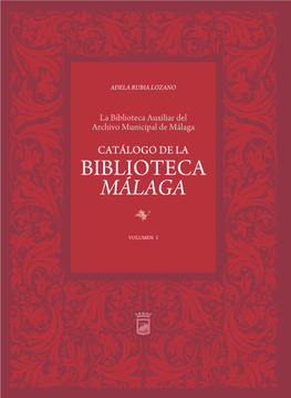 Catálogo De La Biblioteca De Málaga