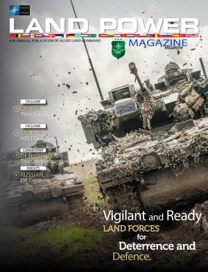 Vigilant and Ready LAND FORCES for Deterrence and Defence