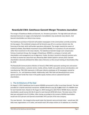 Gatehouse-Gannett Merger Threatens Journalism