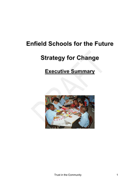 Enfield Schools for the Future Strategy for Change