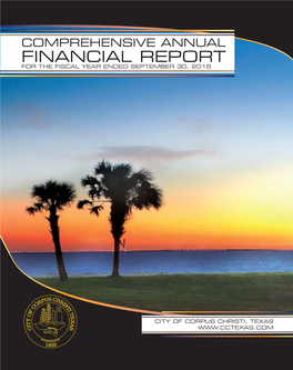 Financial Report for the Fiscal Year Ended September 30, 2018