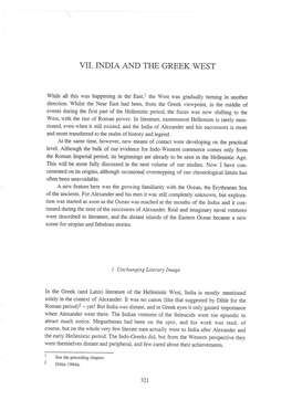Vii. India and the Greek V/Est