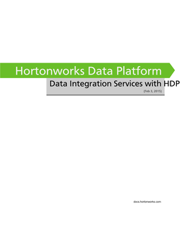 Hortonworks Data Platform Feb 3, 2015