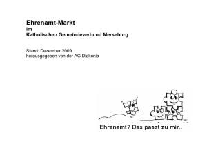 Ehrenamt-Markt Im Katholischen Gemeindeverbund Merseburg