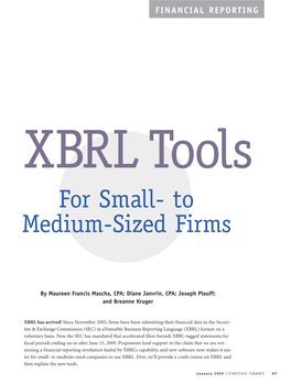 For Small- to Medium-Sized Firms