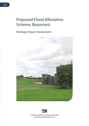 Proposed Flood Alleviation Scheme, Beaumaris