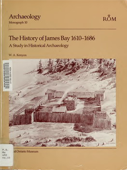 The History of James Bay, 1610-1686