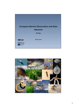 European Marine Observation and Data Network Biology