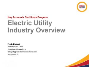 Electric Utility Industry Overview