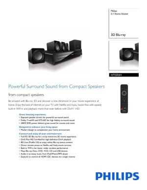 HTS3541/F7 Philips 5.1 Home Theater
