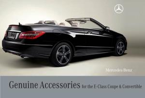 Genuine Accessories for the E-Class Coupe & Convertible