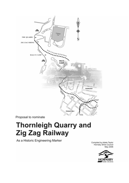 HRP.Thornleigh Quarry and Zig Zag.Nomination.Pdf