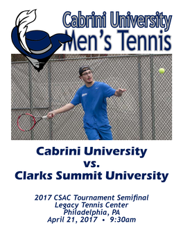 Cabrini University Men’S Tennis