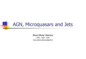 AGN, Microquasars and Jets