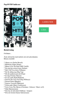 Pop 89 PDF Ladda Ner