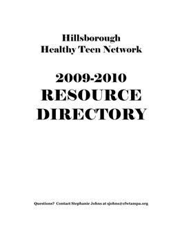 2009 Hhtn Djj Directory