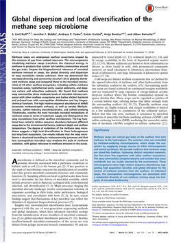 Global Dispersion and Local Diversification of the Methane Seep Microbiome