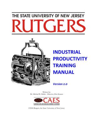 Industrial Productivity Training Manual