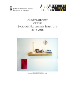 Jackman Humanities Institute 2015-2016