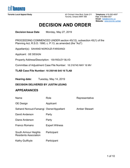 Decision: May 27, 2019