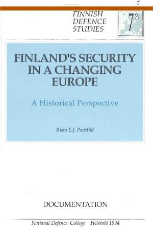 Finland's Security in a Changing Europe