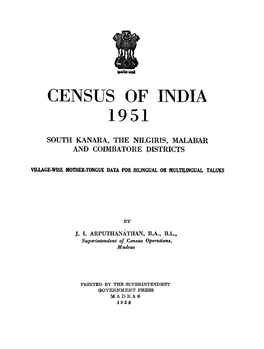 Census of India .1951