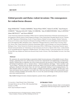 Global Parasite and Rattus Rodent Invasions