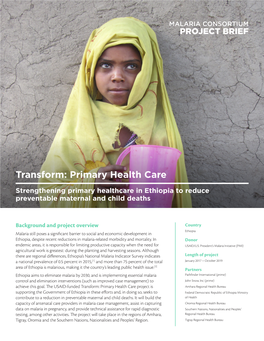 Transform: Primary Health Care