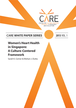 Women's Heart Health in Singapore: a Culture-Centered Framework