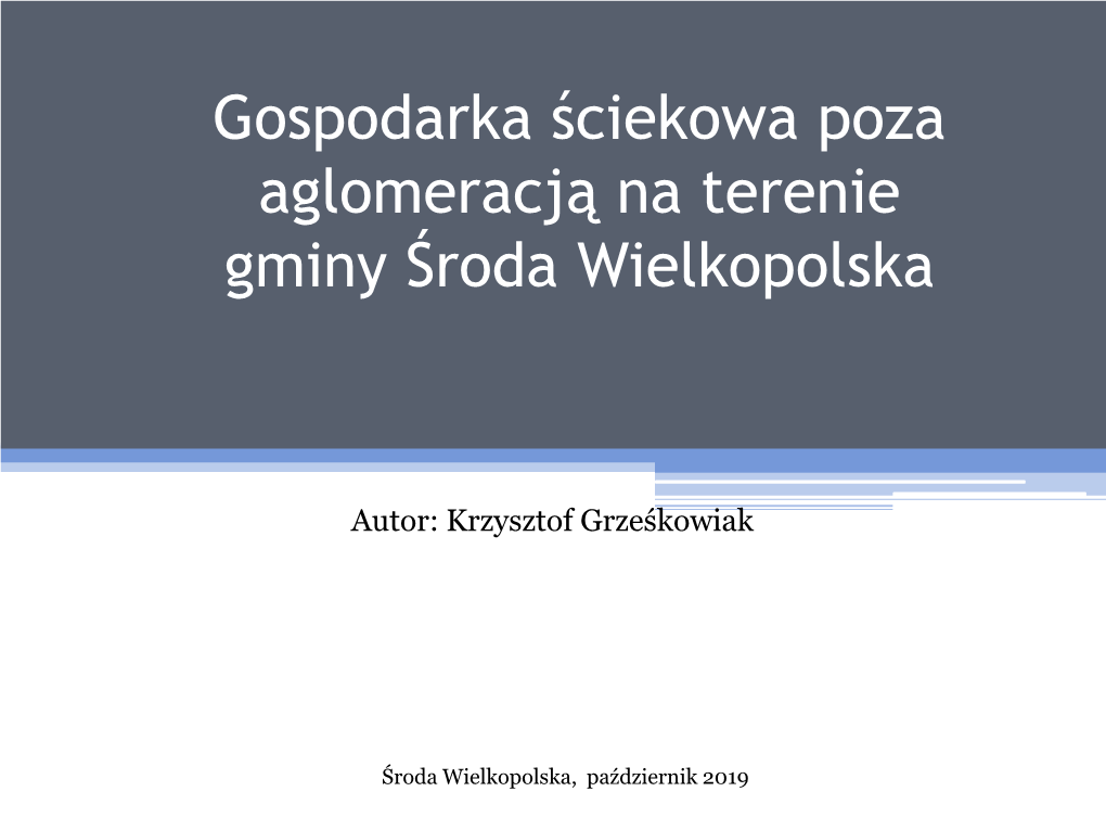 Wiejskie Oczyszczalnie Ścieków Nadal Wymagają Nowych Inwestycji, W Związku Szybkim