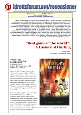 Review | a History of Hurling